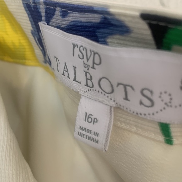 RSVP Talbots Pleated Butterfly Skirt Size 16P - Picture 8 of 9